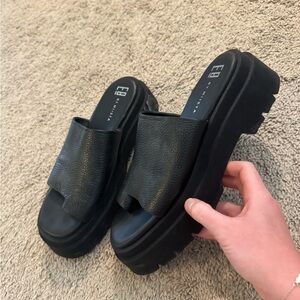 E8 by Miista platform leather sandals